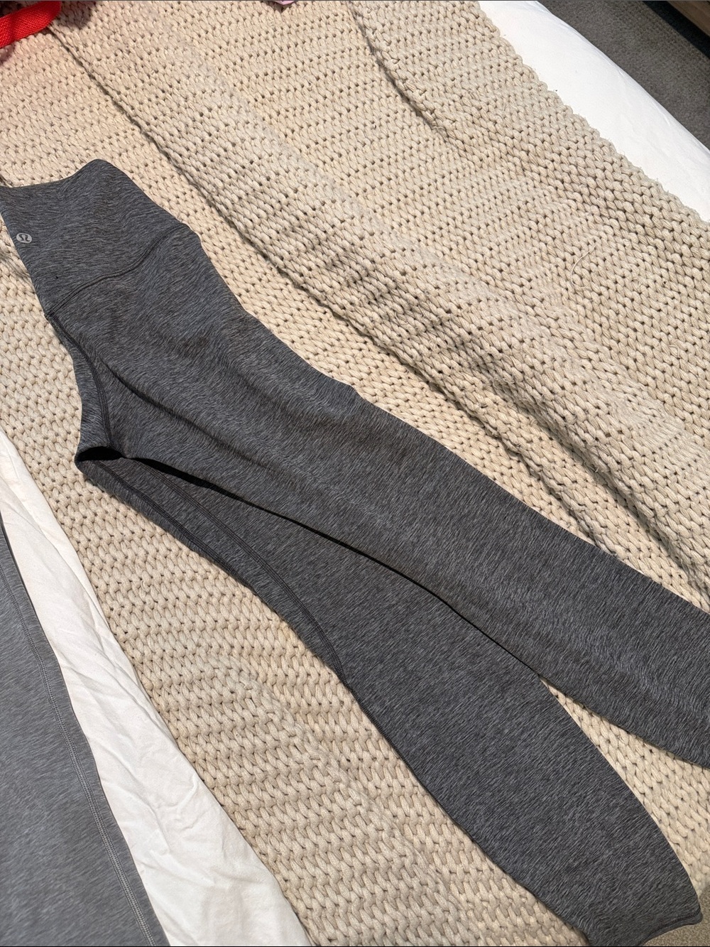 lululemon athletica Dark Gray High-Waist Performance Leggings
